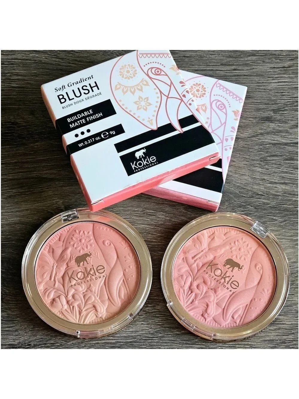 Kokie Soft Gradient Blush Duo in Cheeky Matte & Sweetheart Shimmer NEW